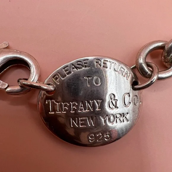 Authentic Tiffany & co. 925choker necklace. - Picture 6 of 6